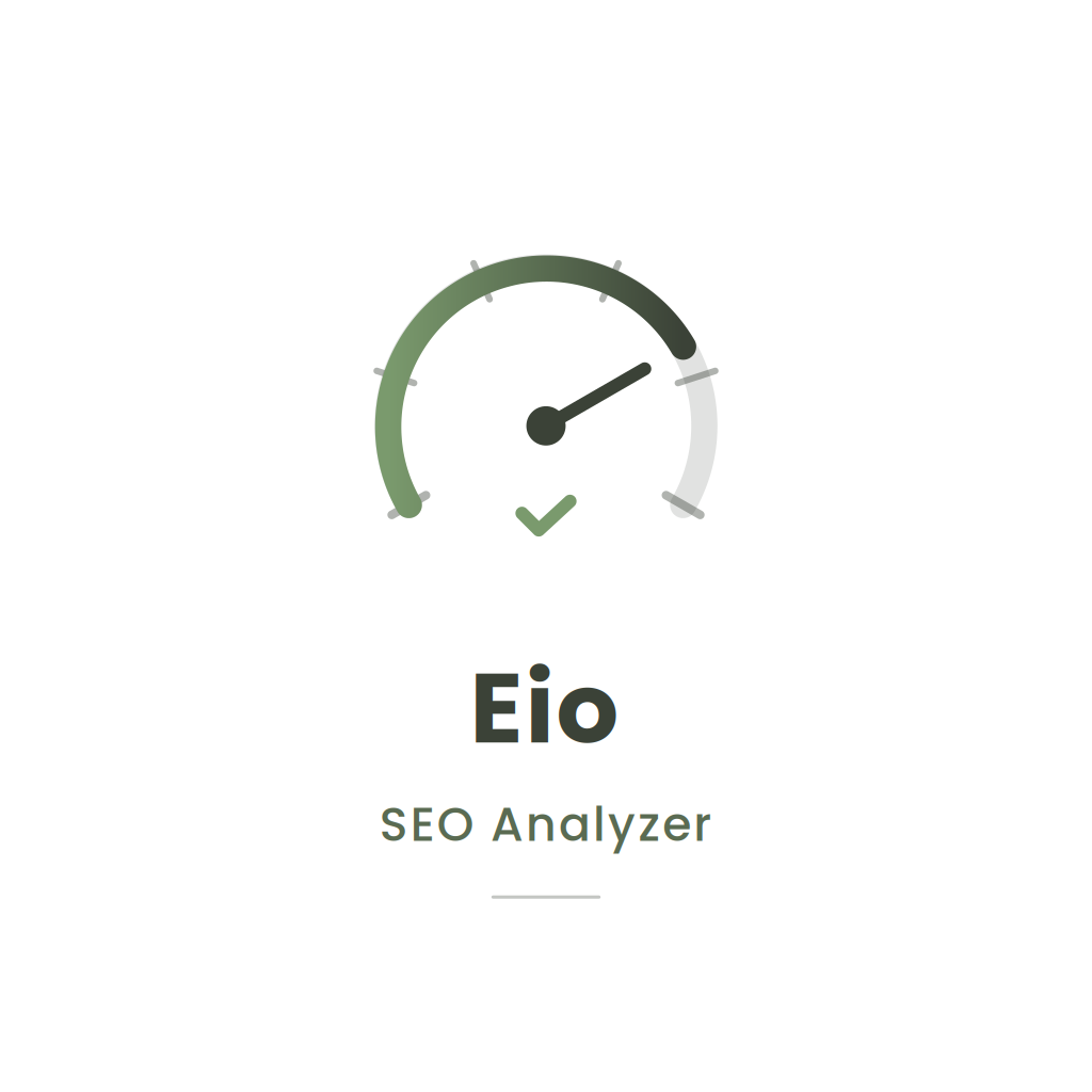 【Eio SEO Analyzer】ウェブサイトのSEO状態をワンクリックでスキャンして100点満点で評価